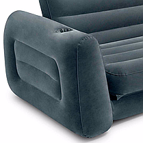 Надувний диван - трансформер із підсклянником Intex (66552). Розмір: 203х224х66 см, фото 3