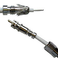 Роз'єм UHF (тато, штекер) PL259, UHF-PL на кабель до 6 мм RG8X RG58 RG142 RG223 LMR195 SYV50-3, фото 7