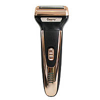 Машинка для стрижки волос с насадками черная бритва для бороды триммер для носа Geemy GM-598
