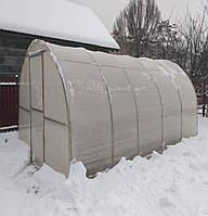 Теплиця "Косичка" 2 х 5 м (труба оцинкована 20х20), повний комплект "Стандарт", плівка UV-4, 100 мкм.