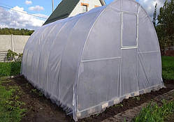 Теплиця "Косичка" 2 х 6 м (труба оцинкована 20х20), повний комплект "Стандарт", плівка UV-4, 100 мкм.