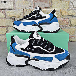 Кросівки жіночі весняно-річні текстиль + екошкіра