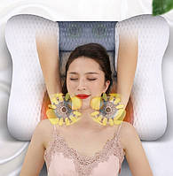 Масажна подушка для голови та шиї. Роликовий масаж, підігрів, ароматизація. Преміум якість!