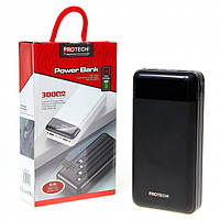 Повербанк ProTech (B-06) 30000 mAh, 5V, 2.1A, Black (зовнішній акумулятор Power Bank)