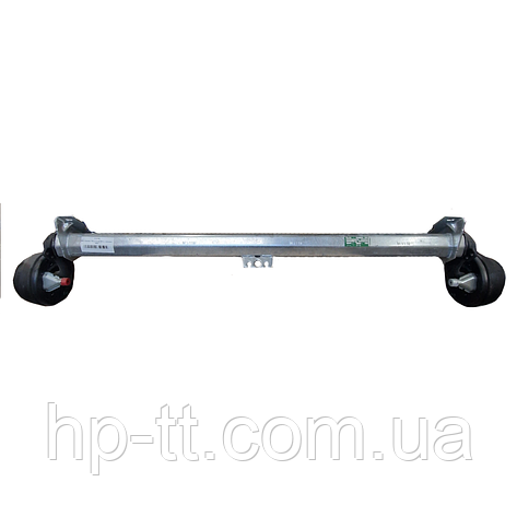 Вісь торсійна AL-KO з гальмом 750 кг маточина 100х4 1540 мм 612246, фото 1