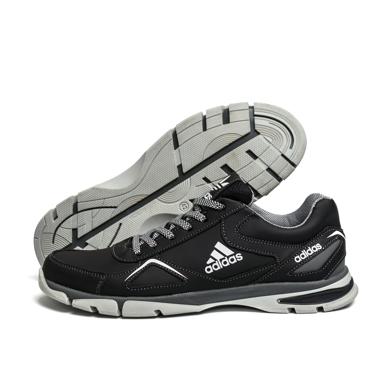 Чоловічі шкіряні кросівки Adidas Tech Flex, фото 1