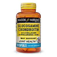Глюкозамин, хондроитин с коллагеном и гиалуроновой кислотой, Glucosamine Chondroitin With Collagen &