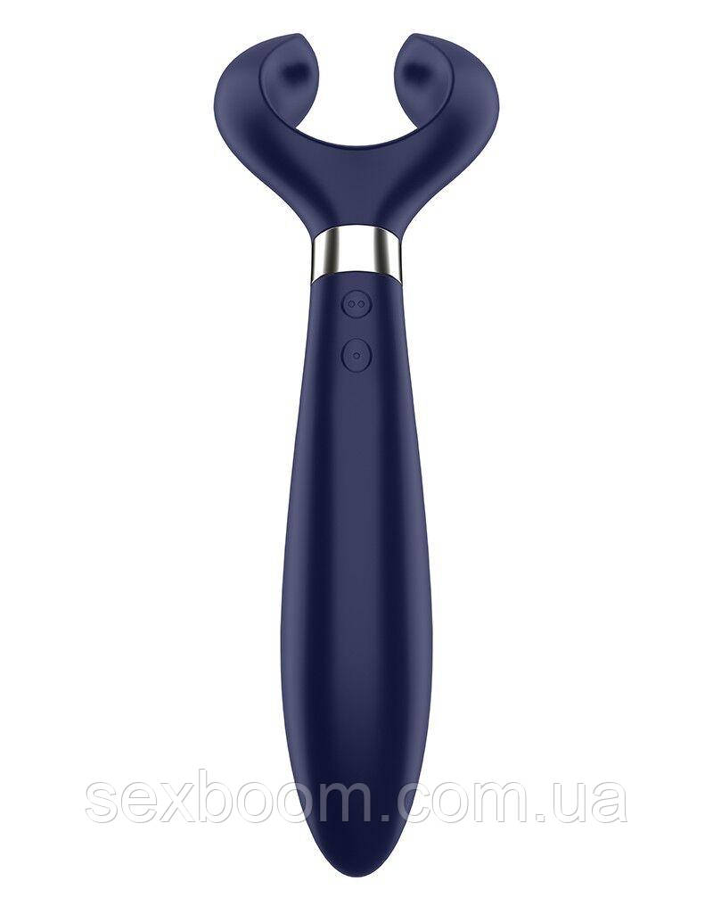 Вібратор для пар Satisfyer Endless Fun Blue, три мотори, багатофункціональний, фото 1
