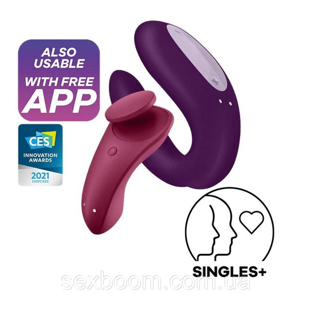 Набір Satisfyer Partner Box 1 (вібратор для пар Double Joy + вібратор у трусики Sexy Secret), фото 1