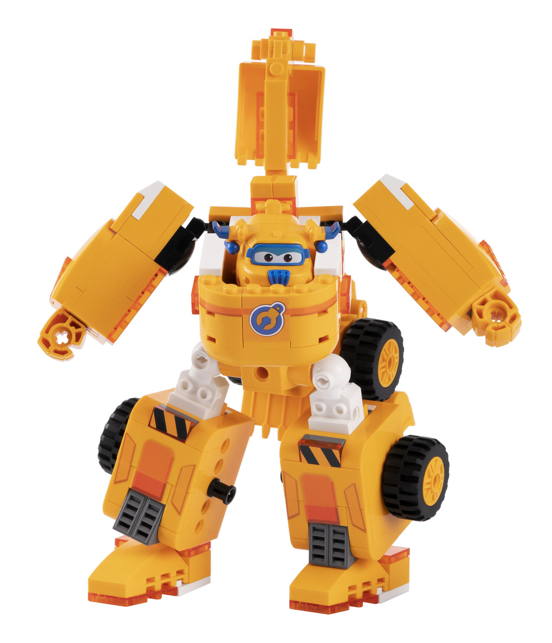 Super Wings Конструктор-трансформер Small Blocks 2-in-1 Buildable Transforming Vehicle Donnie, Донні