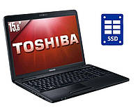 Ноутбук Toshiba Satellite C660/ 15.6" (1366x768)/ Pentium T4500/ 4 GB RAM/ 120 GB SSD/ HD 1000