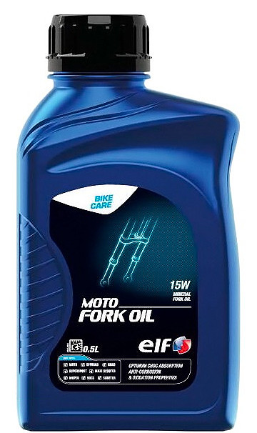 Elf Moto Fork Oil 15W, 0.5 л (213964) олива вилочна, фото 1