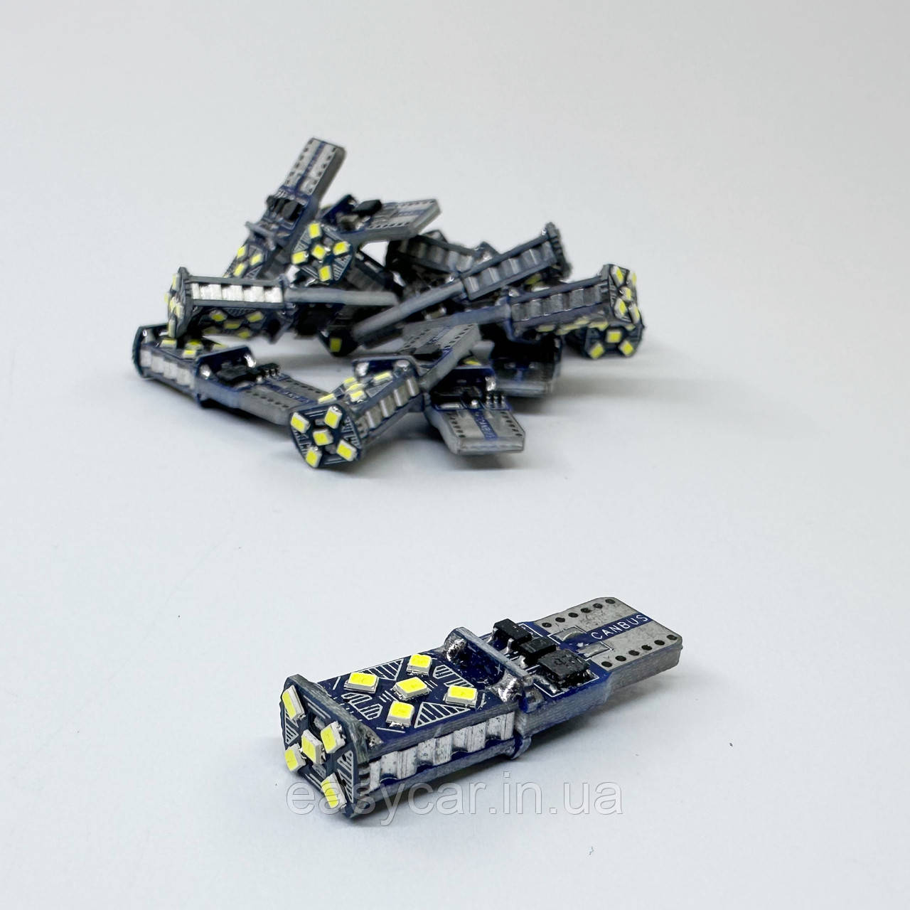 Лампи габаритів LED T10 W5W, підсвітка номера CAN/ОСМАНКА, фото 1