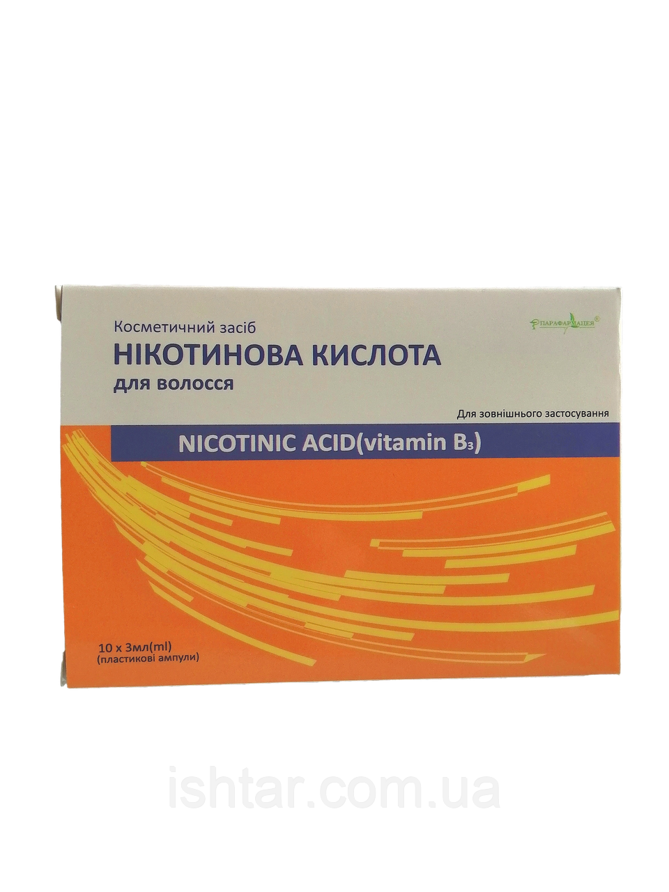Нікотинова кислота для волосся(Вітамін В3