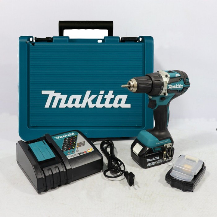 Акумуляторний шуруповерт Makita DDF484RX4 (18 В, 3+1.5 А*год)