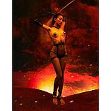 Окови БДСМ з італійської шкіри чорного кольору та золотистої фурнітури Upko Butterfly cuffs Кайф, фото 4