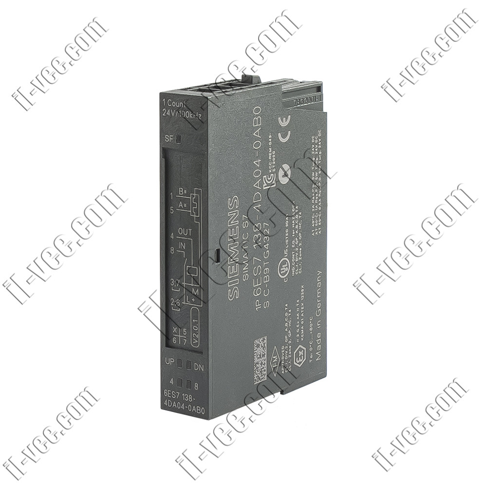 Модуль лічильника Siemens 6ES7 138-4DA04-0AB0, 1Count 24V/100kHz