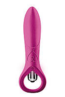 Міні вібратор для точки G з кільцем рожевого кольору Dream Toys FLIRTS VIBRATOR Кайф