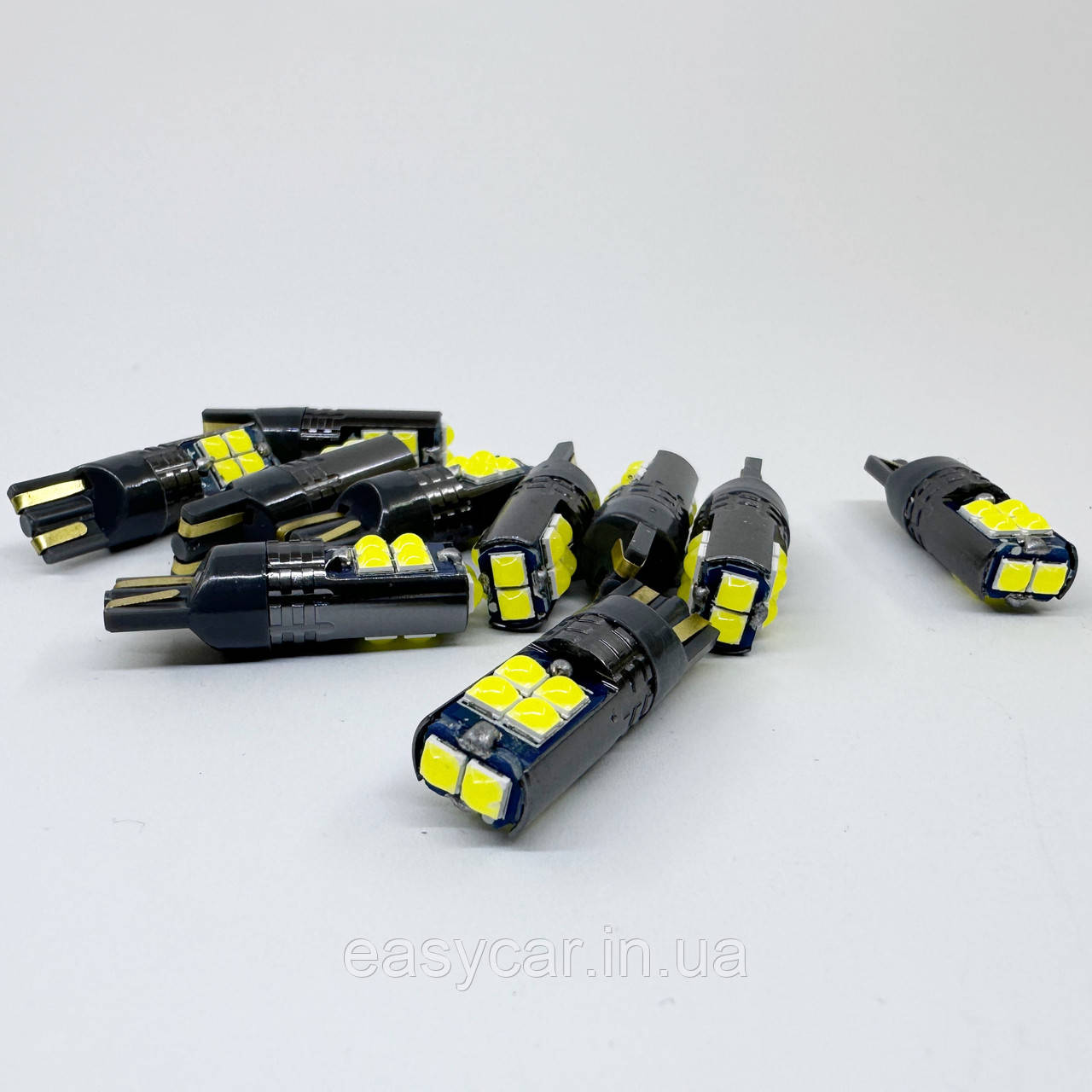 Лампи габаритів LED T10 W5W, підсвітка номера 10SMD, фото 1
