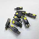 Лампи габаритів LED T10 W5W, підсвітка номера 10SMD, фото 3