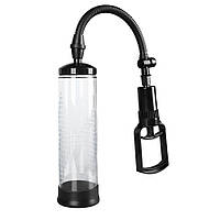 Вакуумна помпа для збільшення пеніса з ручним насосом Men Powerup чорна Кайф