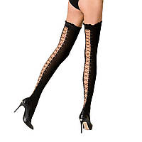 Панчохи ST101 3/4 nero-Passion Кайф