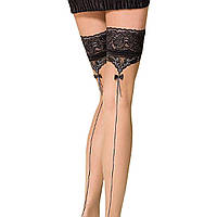 Панчохи ST105 3/4 grey-Passion Кайф