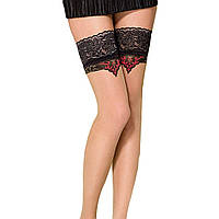 Панчохи ST105 3/4 red-Passion Кайф