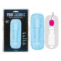 Насадка на член блакитного кольору Chisa Palm Stroker 4 Кайф