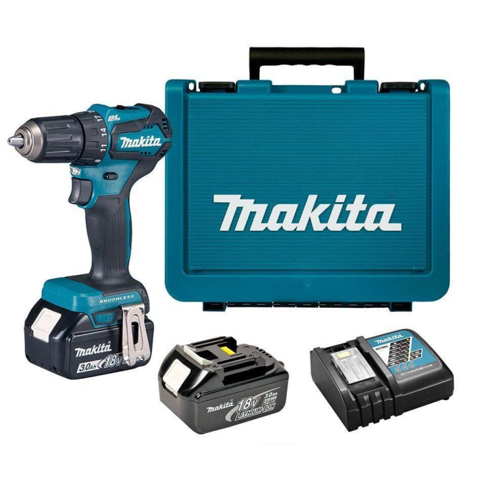 Акумуляторний шуруповерт Makita DDF483RFE (2х18 В, 3 А*год), фото 1