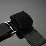 Дверні фіксатори для фіксації рук над дверима БДСМ чорного кольору Upko Over the Door Hand Restraints Кайф, фото 6