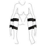 Набір фіксації рук до ніг для сексу Art of Sex BDSM Hands to feet Simple Кайф, фото 2