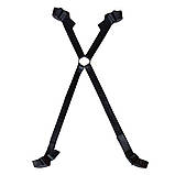 Набір фіксації кайданами рук і ніг для сексу чорний Art Of Sex BDSM Crosswise Кайф, фото 3