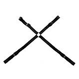 Набір фіксації кайданами рук і ніг для сексу чорний Art Of Sex BDSM Crosswise Кайф, фото 4