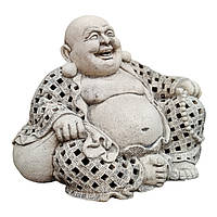 Хотэй светильник (шамотная глина) - cкульптура керамическая для сада, декоративного пруда в японском стиле