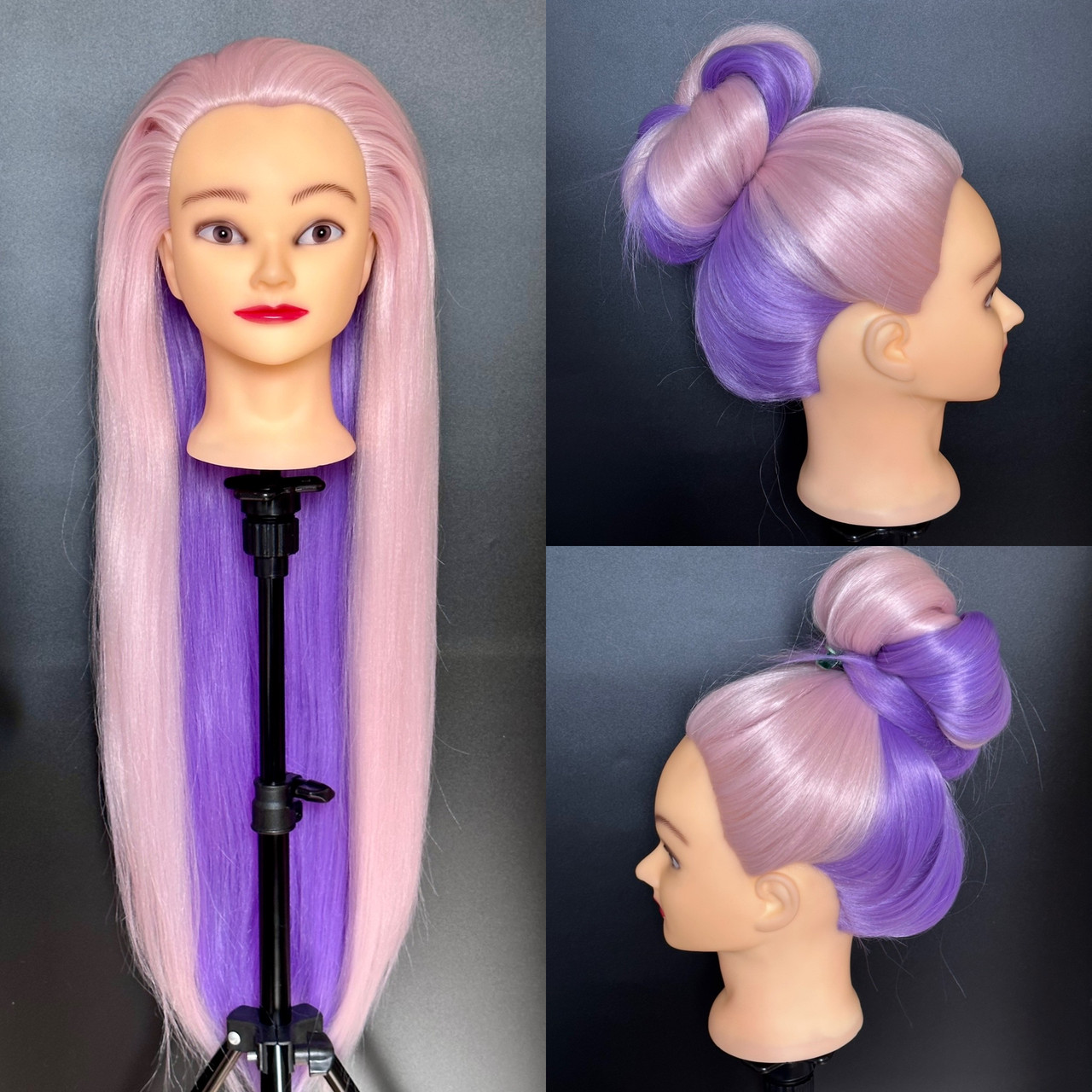 Купити Манекен голова для зачісок стрижок навчальна перукарська манікен ...