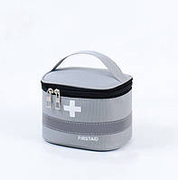 Аптечка - сумка Firstaid для зберігання медикаментів 14*10*10 см Сірий