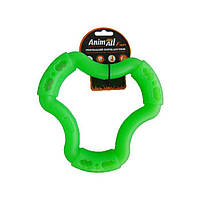 Игрушка для собак AnimAll Fun Expert Choice Кольцо 6 сторон зеленое 15 см зеленое