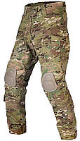 Тактические штаны ВСУ G2 Combat Pants Multicam боевые брюки мультикам с наколенниками Размер S