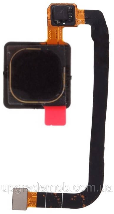 Шлейф Xiaomi Mi Max 3 з сканером відбитка пальця чорного кольору оригінал, фото 1