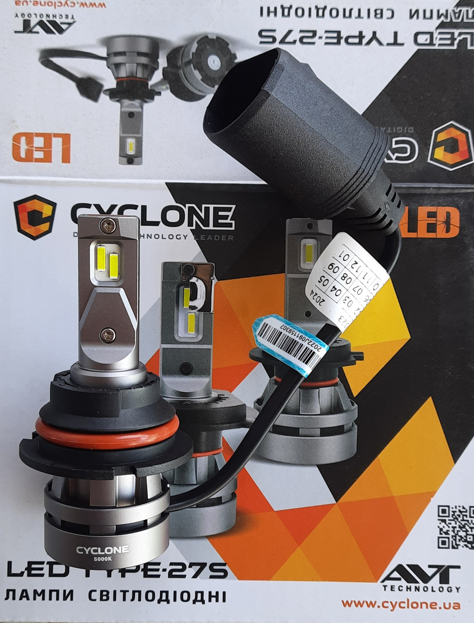 Лампи LED Cyclone HB5 9007 type-27 H/L 5000k 5000Lm