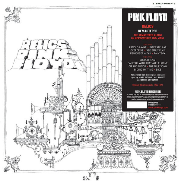 Pink Floyd — Relics 1971/2018 (Pfrlp18) Pink Floyd Records/EU Mint Вінілова пластинка (art.237348)