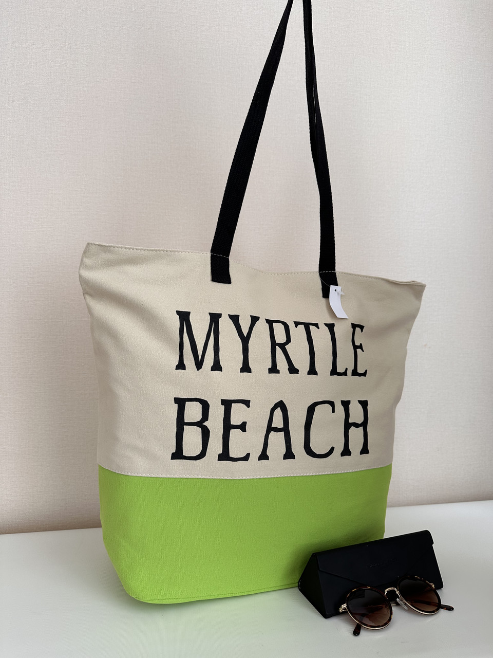Пляжная сумка-шоппер на молнии