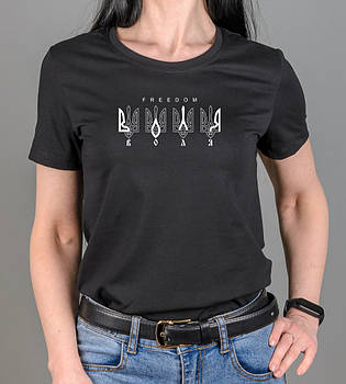 Футболка жіноча Воля 2307ж (Уп.4шт M-XXL), Чорний