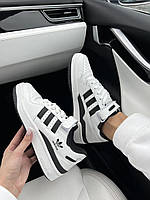 Кроссовки Adidas Forum White Black New