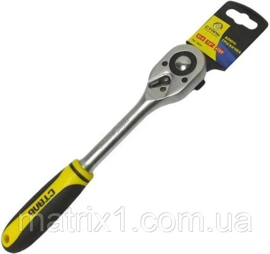 Ключ-тріскачка 1/2" 72 зуби Сталь 70033, фото 1