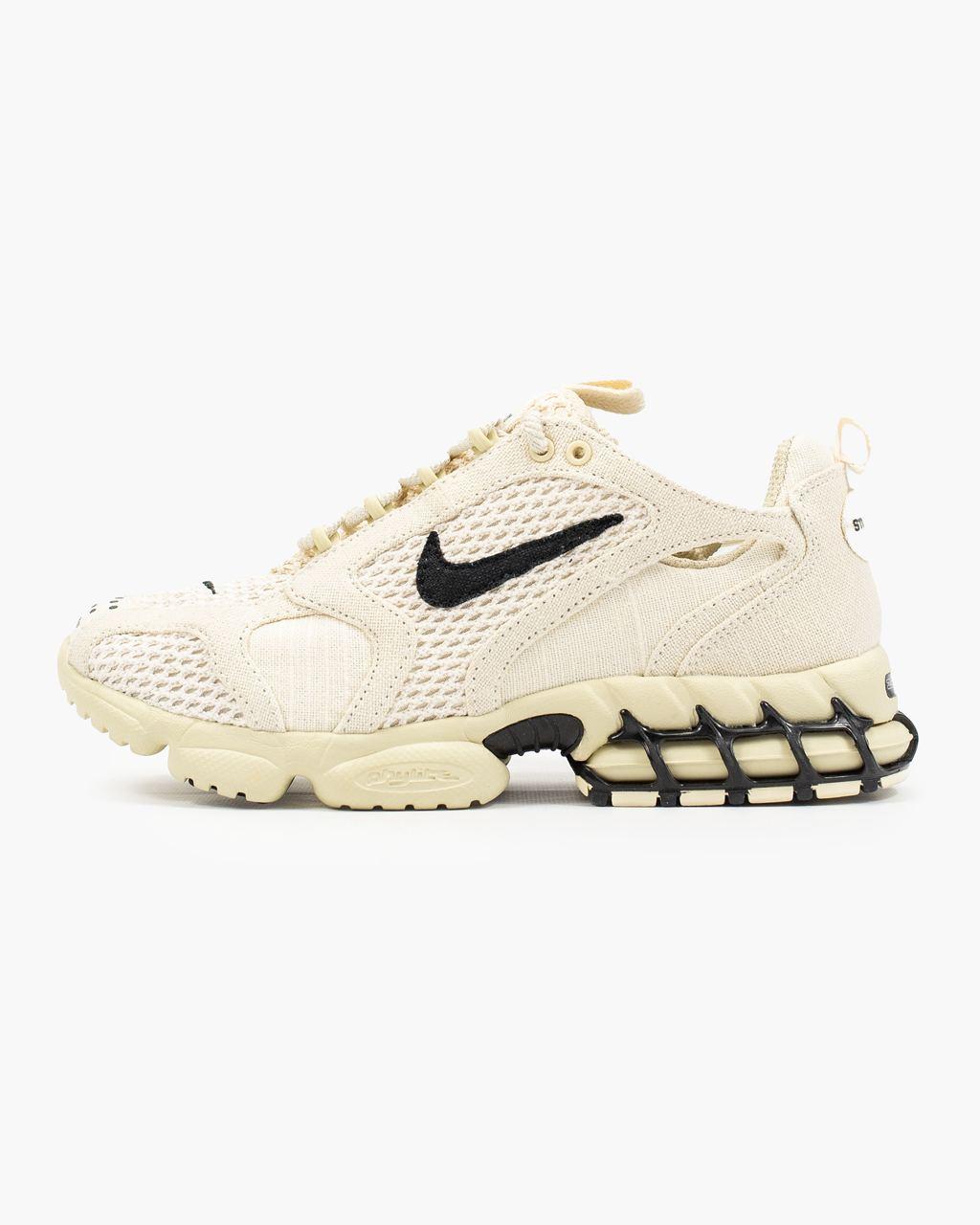 Кросівки Nike Air Zoom x Stussy Spiridon Cage 2 Fossil Beige / Найк Аїр Зум Стуссі Спірідон 2 Фосил Бежеві