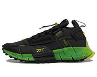 Кроссовки Reebok Zig Kinetica Edge Cozy Shock Absorption Black Green GY3574