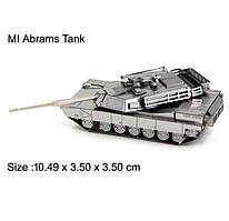 Металевий 3D конструктор танк Abrams Tank