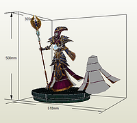 PaperKhan Конструктор из картона the Lich Warcraft papercraft 3D фигура развивающий набор подарок